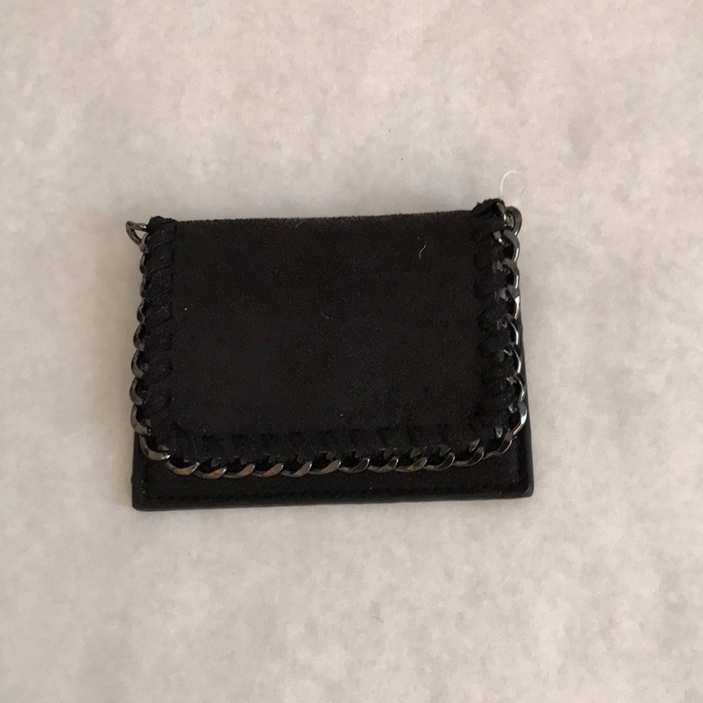 Cute Blk (Stella Style) Mini Chained Pocket Wallet